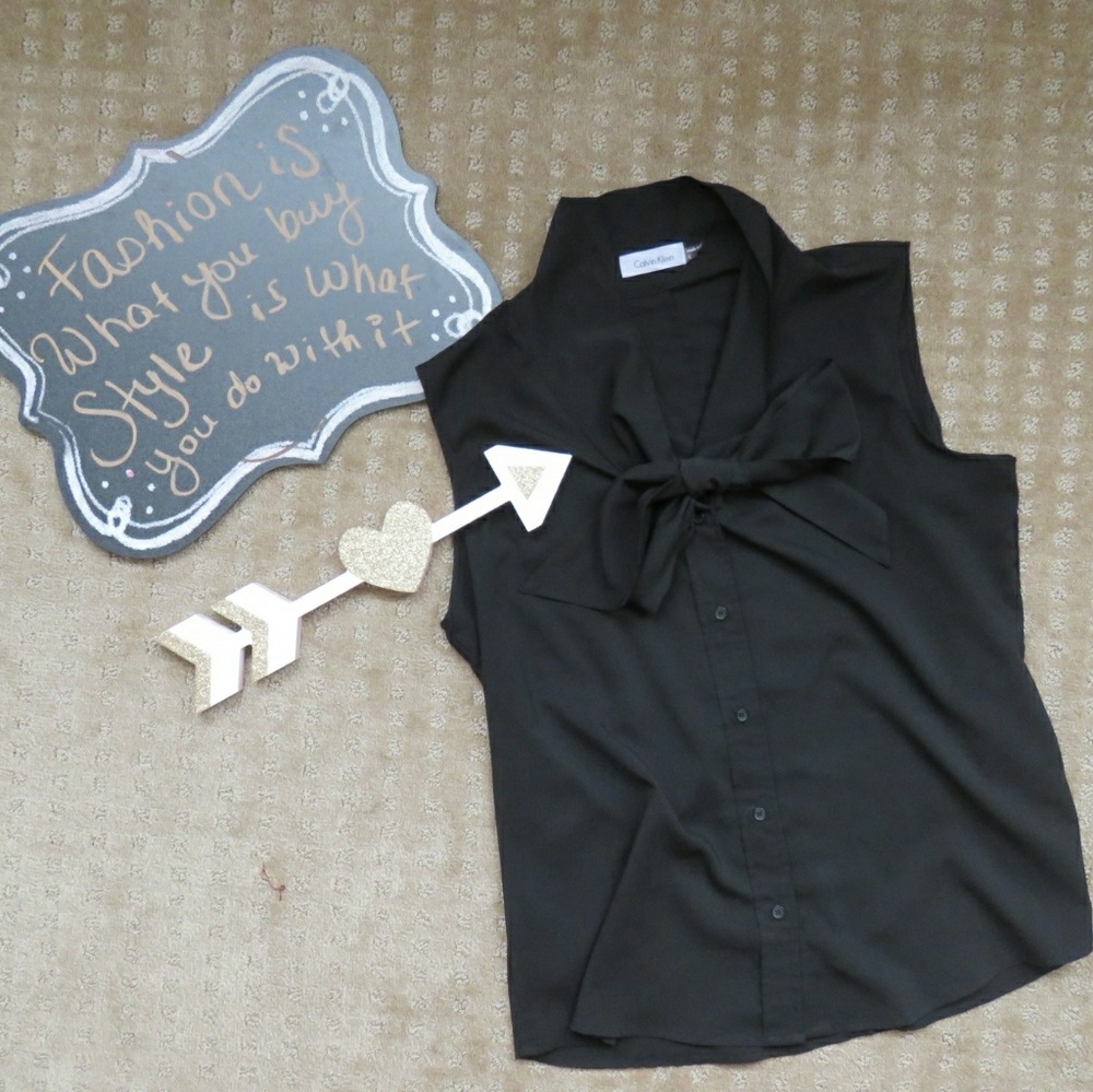 Black Blouse by Calvin Klein